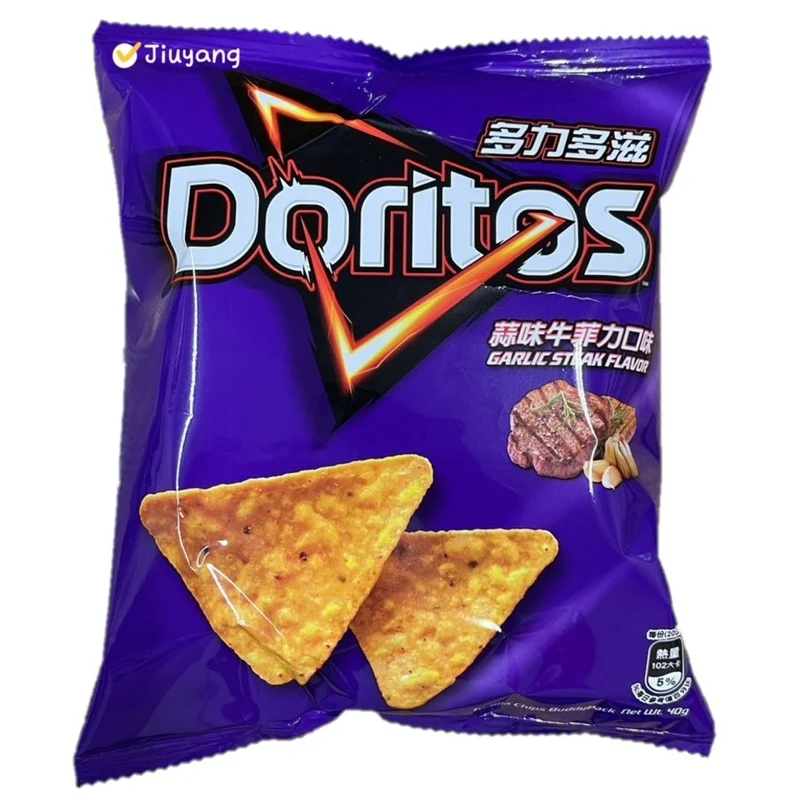 [Self-operated] Chinese DORITOS Mexican Nachos Garlic Beef Filet Flavor 40g Potato Chips