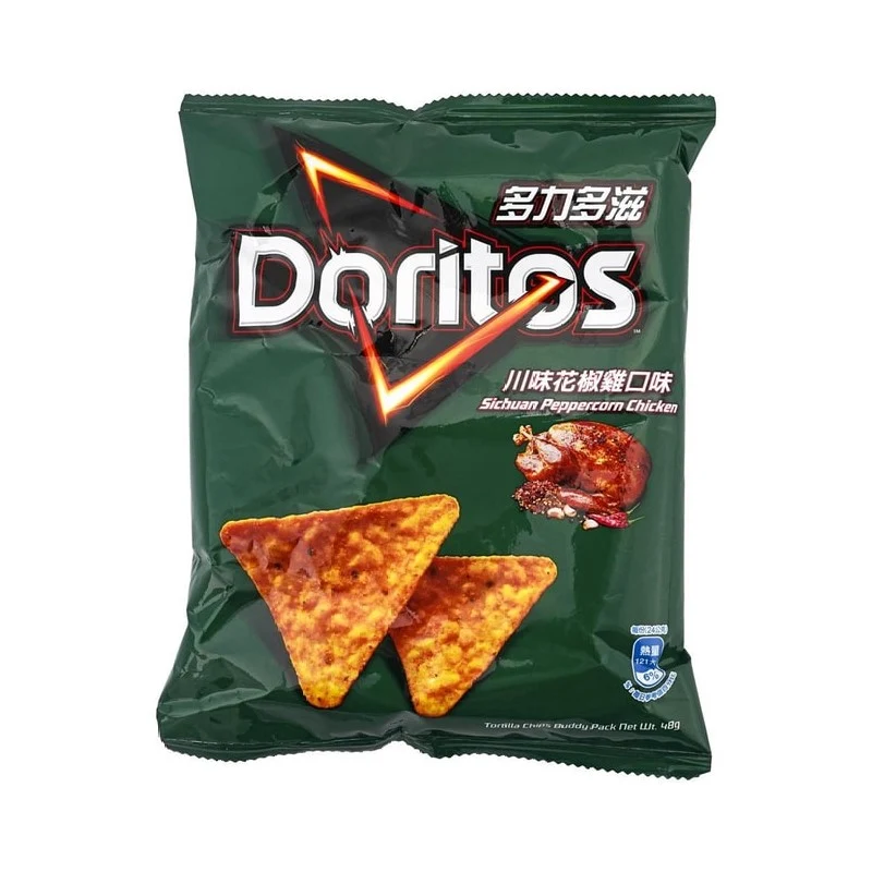 [Self-operated] Chinese DORITOS Corn Flakes Sichuan Pepper Chicken 48g Potato Chips