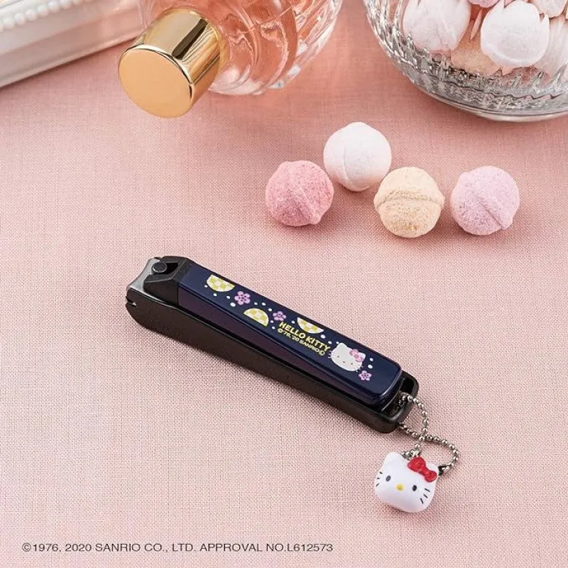 [Self-operated] Japanese KAI Hello Kitty Nail Clippers with Pendant, 1 Pack, Japanese Sakura Style S