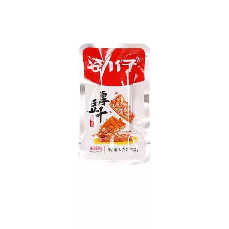 [Self-operated] China Jinzai thick dried tofu 20 packs 400g spicy flavor dried tofu snacks snacks