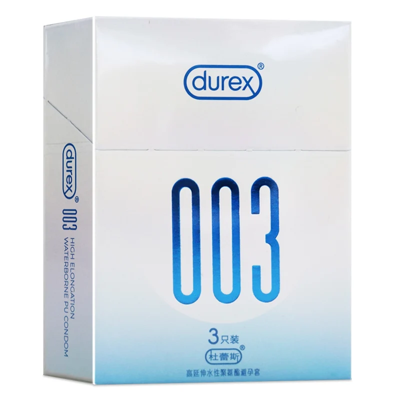 [Self-operated] China Durex 003 high extension water-based ultra-thin condoms 3-pack ultra-thin smooth long-lasting leak-proof condoms