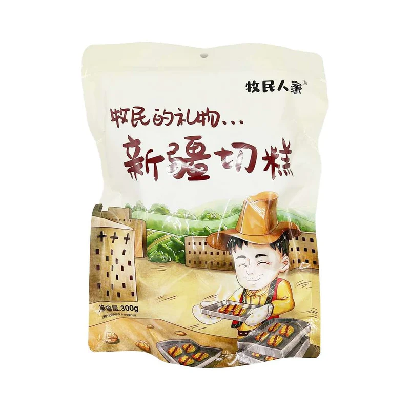 [Self-operated] Chinese herdsmen family Xinjiang hand-cut cakes independent small packaging 300g Xinjiang specialty traditional pastries full food healthy snacks