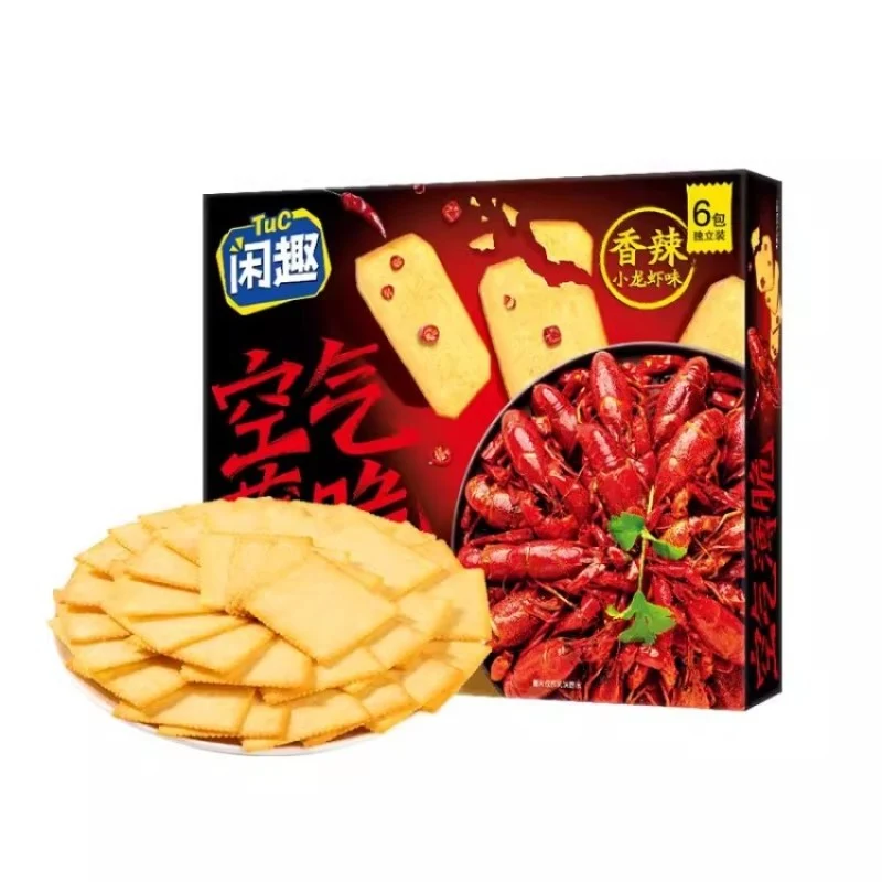 [Self-operated] China TUC Xianqu Air Crackers 180g Spicy Crayfish Flavor