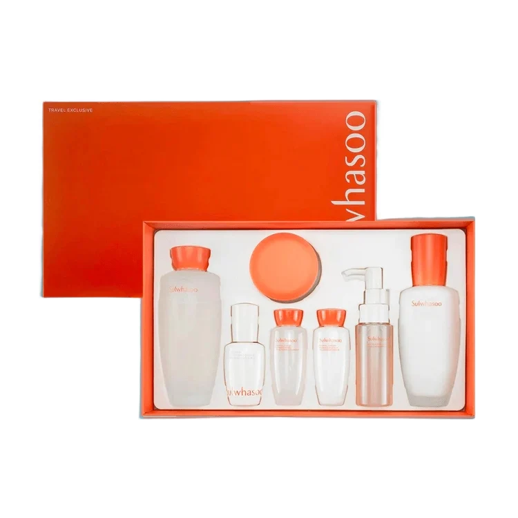 [Self-operated] South Korea SULWHASOO New Edition Nourishing Skin Water Cream Skin Care Gift Box 7-piece Skin Care Set