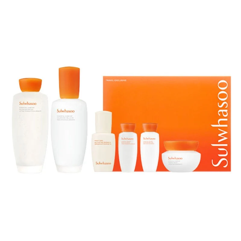 [Self-operated] South Korea SULWHASOO Sulwhasoo 2023 New Edition Nourishing Skin Revitalizing Moisturizing Emulsion Skin Care Gift Box 6-piece Skin Care Set