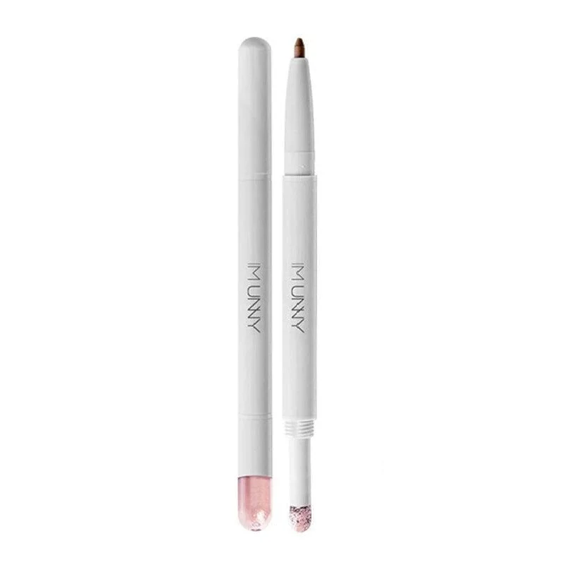 [Self-operated] Korea UNNY double-ended silkworm pen #01 sweet powder 0.7g pearlescent waterproof non-smudge eye shadow stick