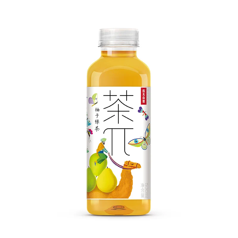 [Self-operated] China NONGFUSPRING Nongfu Spring Tea π Fruit Tea Beverage 500ml Grapefruit Green Tea