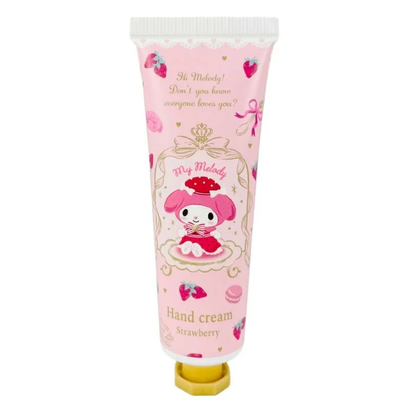 [Self-operated] Japan's Sanrio Melody Hand Cream Strawberry Fragrance 30g Moisturizing and Moisturizing Hand Care