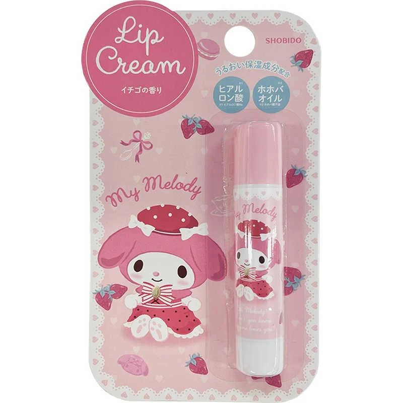 [Self-operated] Japan's Sanrio Melody Strawberry Flavor 5g Cartoon Cute Moisturizing Moisturizing Lip Protector Lip Balm