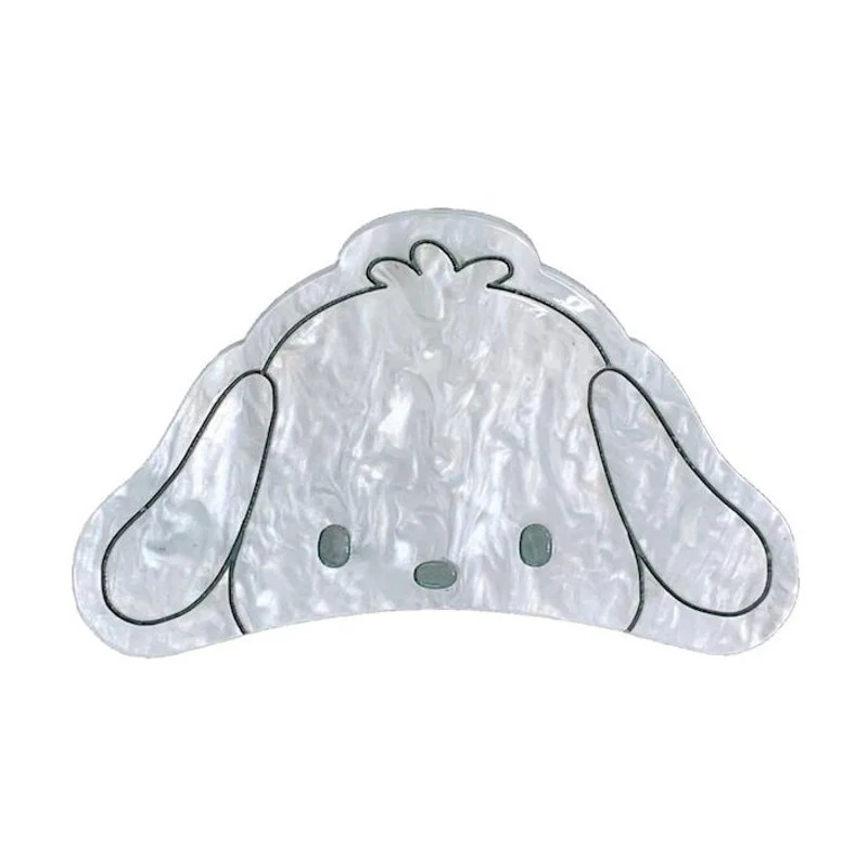 [Self-operated] Japan's Sanrio Mica Shell Shark Clip Pacha Dog Style 1 Pack Large Clip with Back of the Head Hairpin