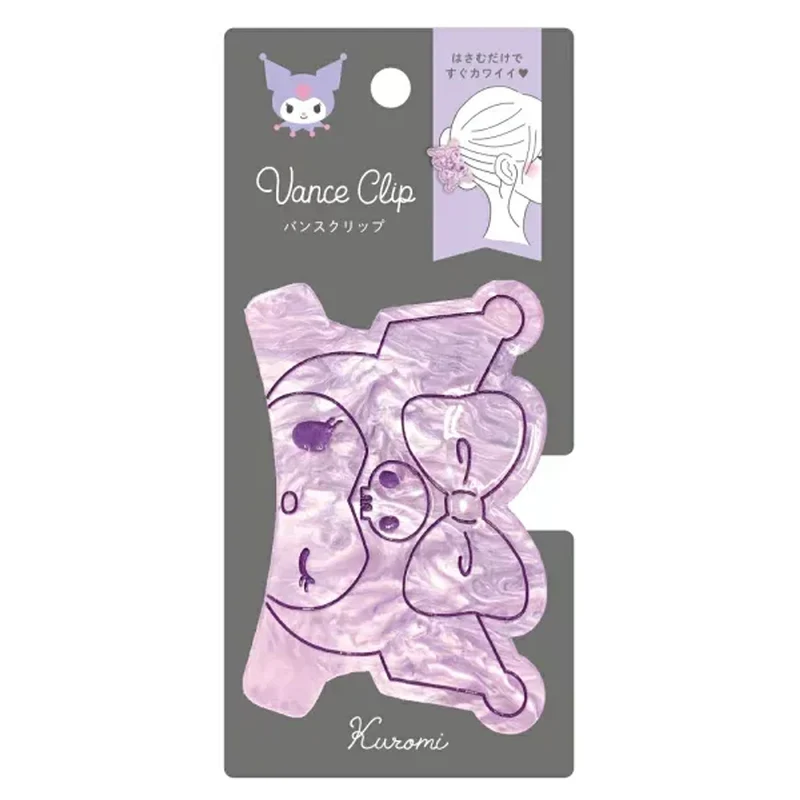 [Self-operated] Japan's Sanrio Mica Shell Shark Clip Kurome Style 1 Pack Large Clip for the Back of the Head