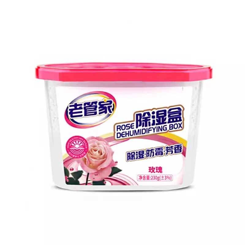 [Self-operated] China Old Butler Rose Dehumidifier Box 230g Wardrobe Shoe Cabinet Closet Storage Cabinet Moisture-proof and Mildew-proof Dehumidifier Box