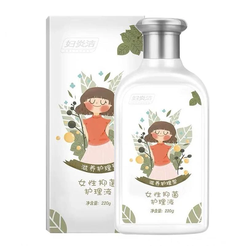 [Self-operated] China RENHE Renhe Fuyanjie Female Fragrance Antibacterial Care Liquid Soft Care Type 220ml Female Gynecological Vulva Cleansing Wash Private Parts Care Liquid Washing Liquid