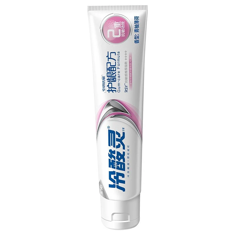 [Self-operated] China Lengsuanling Gum Protection Formula Toothpaste Green Pomelo Mint 100g Soothes toothache, repairs sensitive, fresh breath and cares for gums