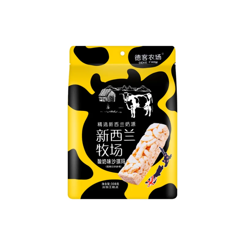 [Self-operated] China DEKE FARM Deke Farm Yogurt Shaqima 308g Biscuit Cake Nutritional Breakfast Meal Replacement Pastries Afternoon Tea Snacks Office Snacks