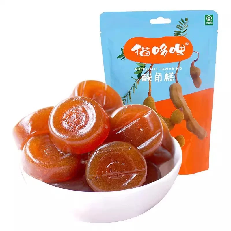 [Self-operated] Chinese Cat Duoli Pickle Cake 128g No Additives Pickled Date Rolls Sweet and Sour Candied Fruit Snacks for Children and Pregnant Women