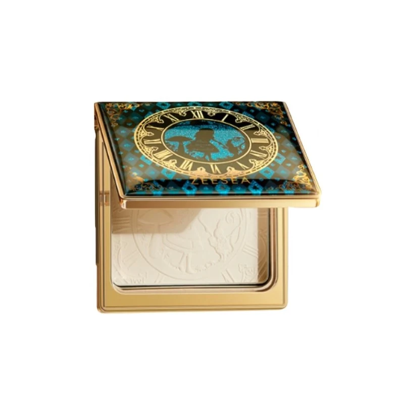 [Self-operated] ZEESEA Clear Silk Powder Powder 8g Fantasy Blue Palette C02 Tender Skin Alice Makeup Magic Box British Museum Co-branded Specially Ordered for the Oilfield
