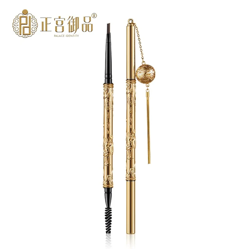 [Self-operated] ZEESEA Shaanxi Libo joint model Zhenggong Imperial Koi Lianjuan finely carved eyebrow pencil T01 tan 0.07g Long-lasting waterproof and sweat-proof, not easy to fade, ultra-fine eyebrow pencil gift box