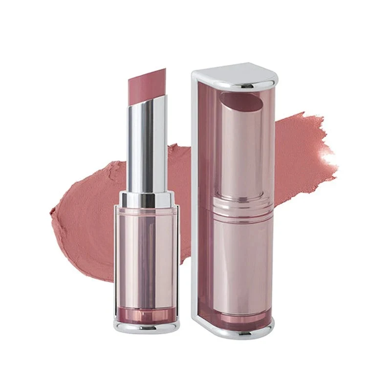 [Self-operated] South Korea 3CE Sanxi Jade Soft Focus Matte Lipstick #IN THE FOG Soft Mist Rubber Powder Pink Tone 4g Soft Focus Velvet Matte Lip Gloss Moisturizing and Long-lasting