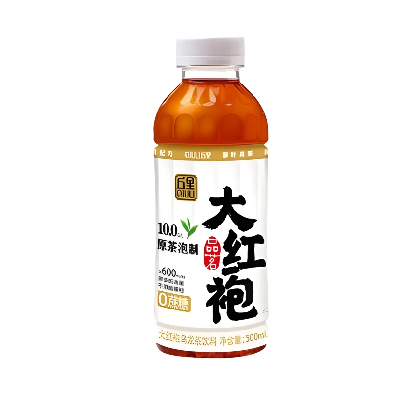[Self-operated] China Qiuli Dahongpao tea drink sugar-free 500ml tea drink original tea brewing refreshing and degreasing 0 sugar 0 fat 0 calories