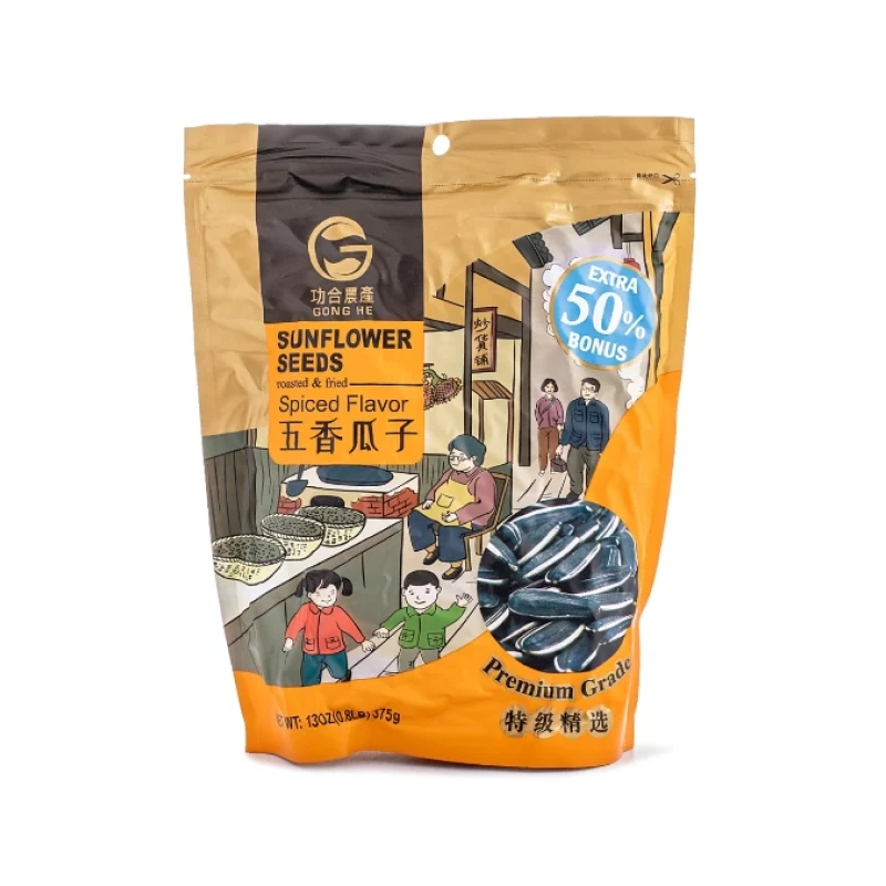 [Self-operated] China Gonghe Agricultural Products Sunflower Glutinous Rice Five Flavors 375g Sunflower Seeds and Melon Seeds Snacks