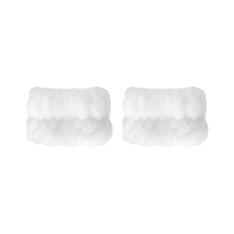 [Self-operated] Chinese Yumei You Face Washing Waterproof Wrist Strap, White, 1 pair, a must-have artifact for face washing