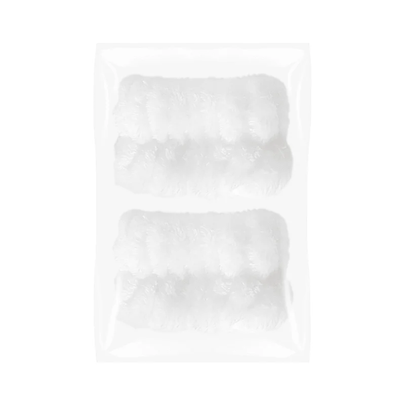 [Self-operated] Chinese Yumei You Face Washing Waterproof Wrist Strap, White, 1 pair, a must-have artifact for face washing