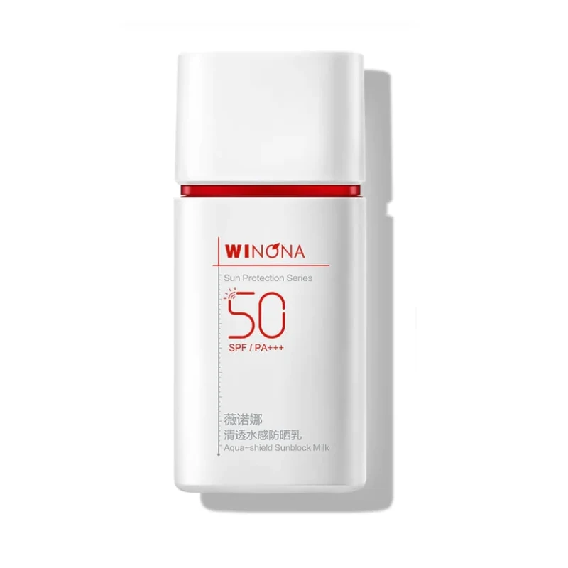[Self-operated] China WINONA Clear Watery Sunscreen 50g SPF50 PA+++ Waterproof and Sweatproof for Sensitive Skin Outdoors