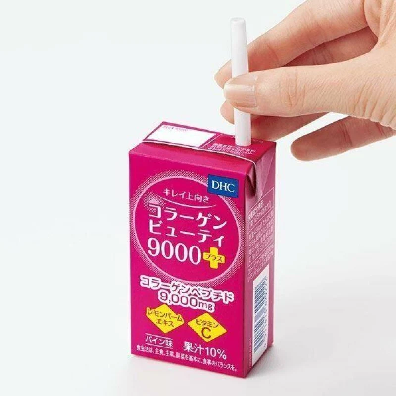 [Self-operated] Japan DHC High Efficiency Collagen Beauty Drink 9000mg 125ml*15 boxes Fruity Collagen Peptide Oral Liquid