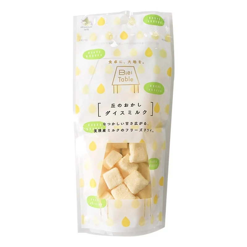 [Self-operated] Japan's BIEI Biei Fruit Selection Raw Milk Soufflé 40g Children's Snack Cubes Small Soufflé Milk Biscuits Snacks