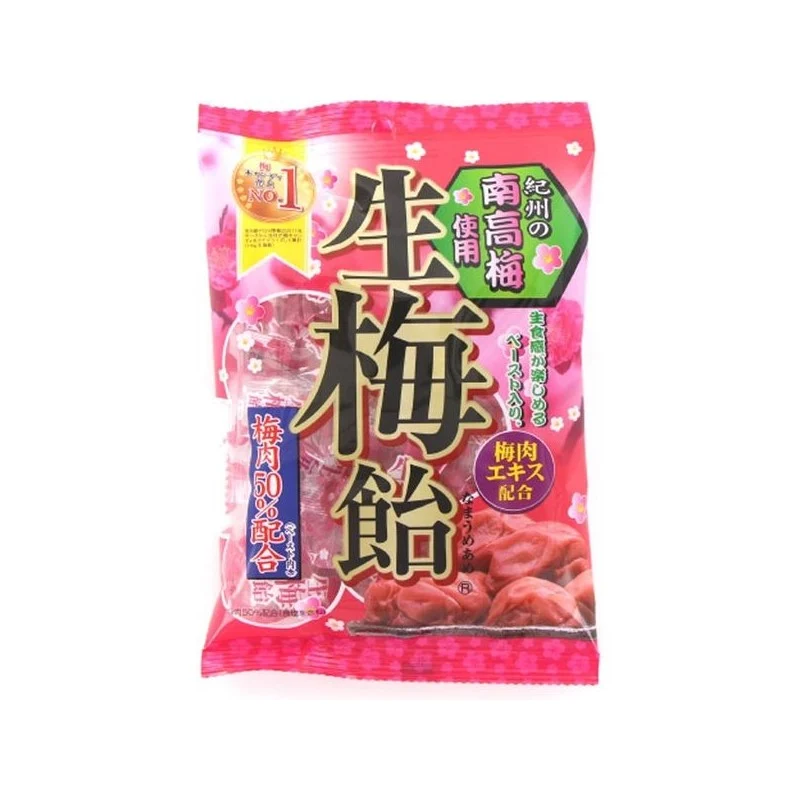 [Self-operated] Japanese RIBON Fruit Juice Candy Raw Plum Jelly 110g Internet celebrity satisfies office casual snacks children's candy