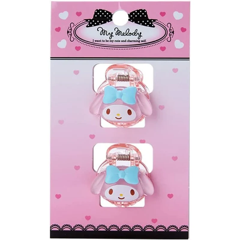 [Self-operated] Japan's Sanrio Jelly Shark Clip Melody Style 1 pair small size gripper clip with hair clip on the back of the head