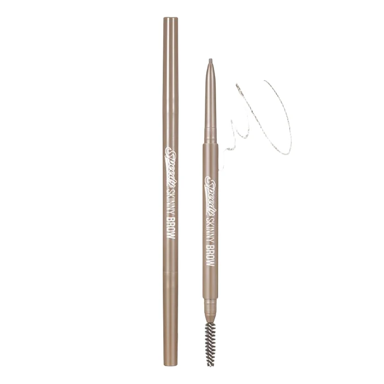[Self-operated] Korean CLUB CLIO PERIPERA Ultra-fine, natural and long-lasting double-headed automatic eyebrow pencil 0.05g #08 Taupe Beige light beige