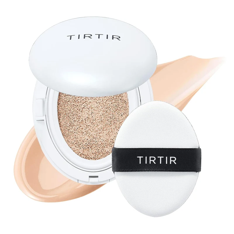 [Self-operated] Korean TIRTIR Silky Glossy Cushion #17 Porcelain White Suitable for Cool White Skin 18g 24-hour Moisturizing and Concealing Cushion Foundation