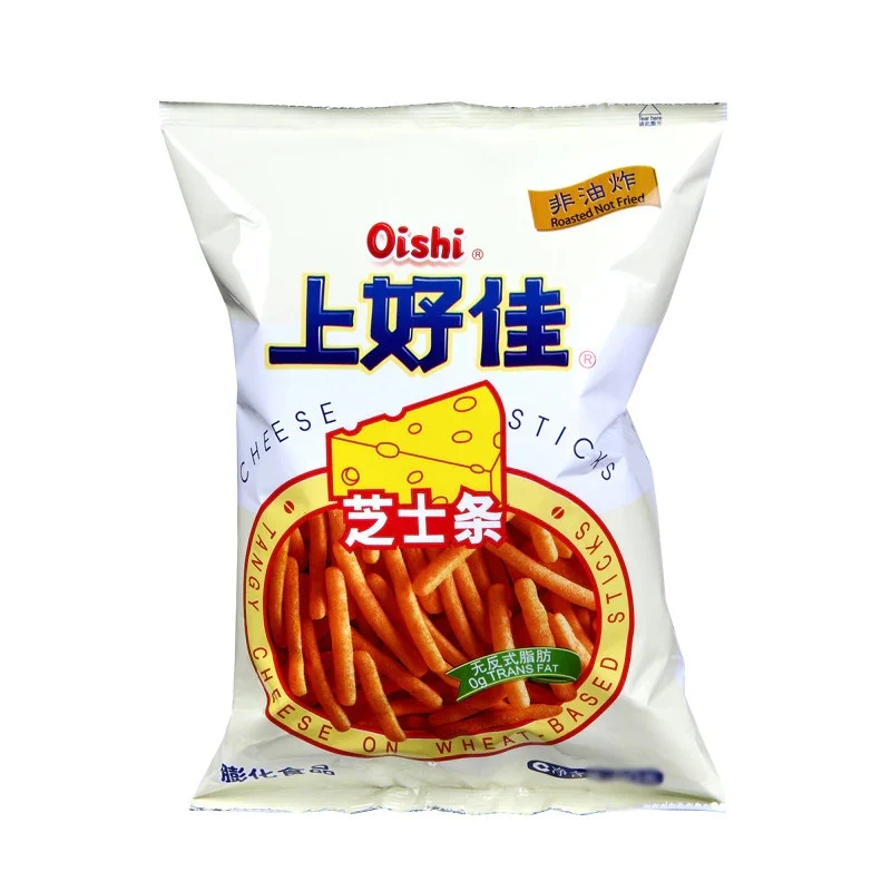 [Self-operated] Chinese OISHI Shanghaojia French fries cheese flavor 80g cheese sticks