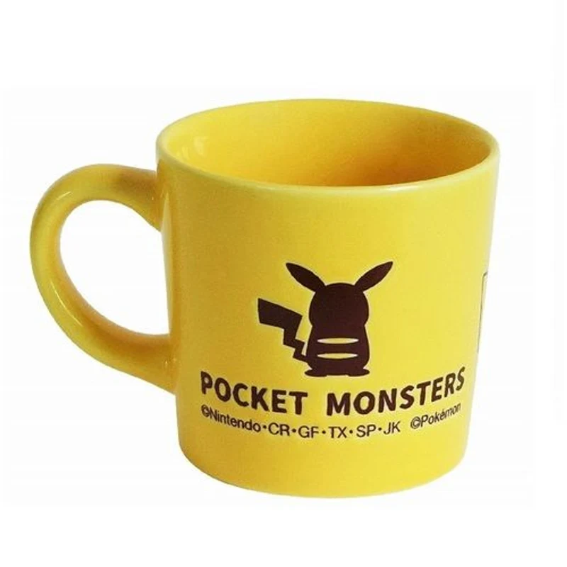 [Self-operated] Japan Jinzheng Ceramic Pokémon Pikachu Mug Yellow 260ml Cute Elf Ceramic Coffee Cup