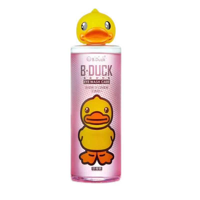 [Self-operated] China ZSM Zhenzhuiming Little Yellow Duck B12 Eye Wash Mild 500ml Clean Eye Care Solution Cleans Eyes Moisturizing Eye Wash