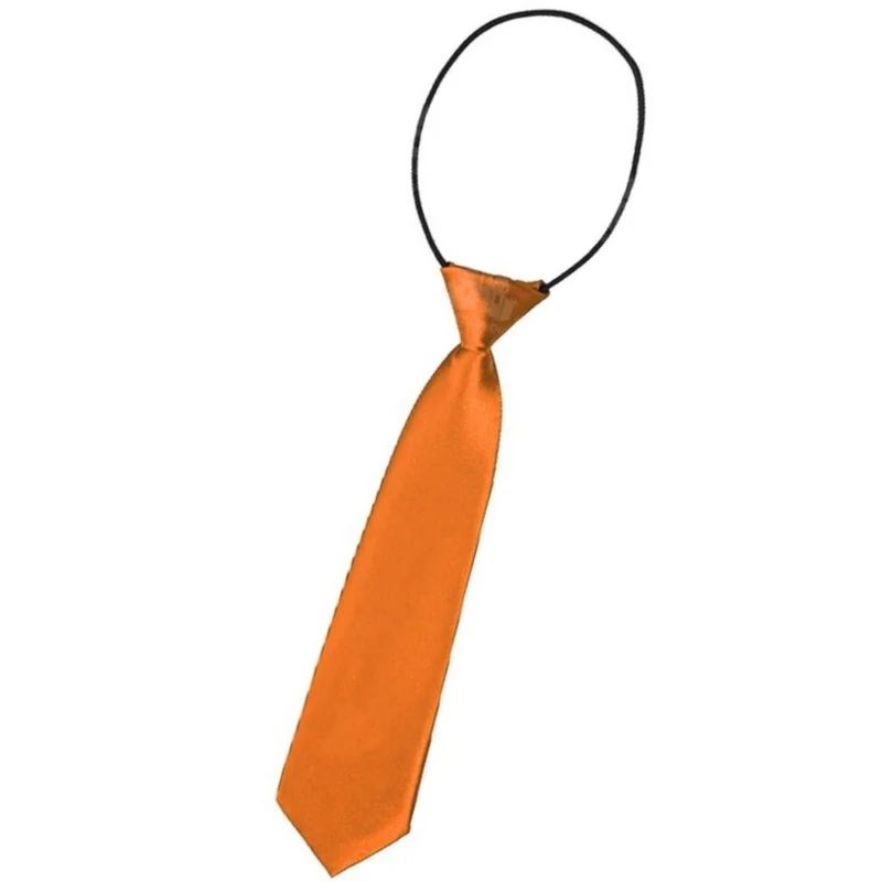 Orangefarbene Krawatte für Kinder