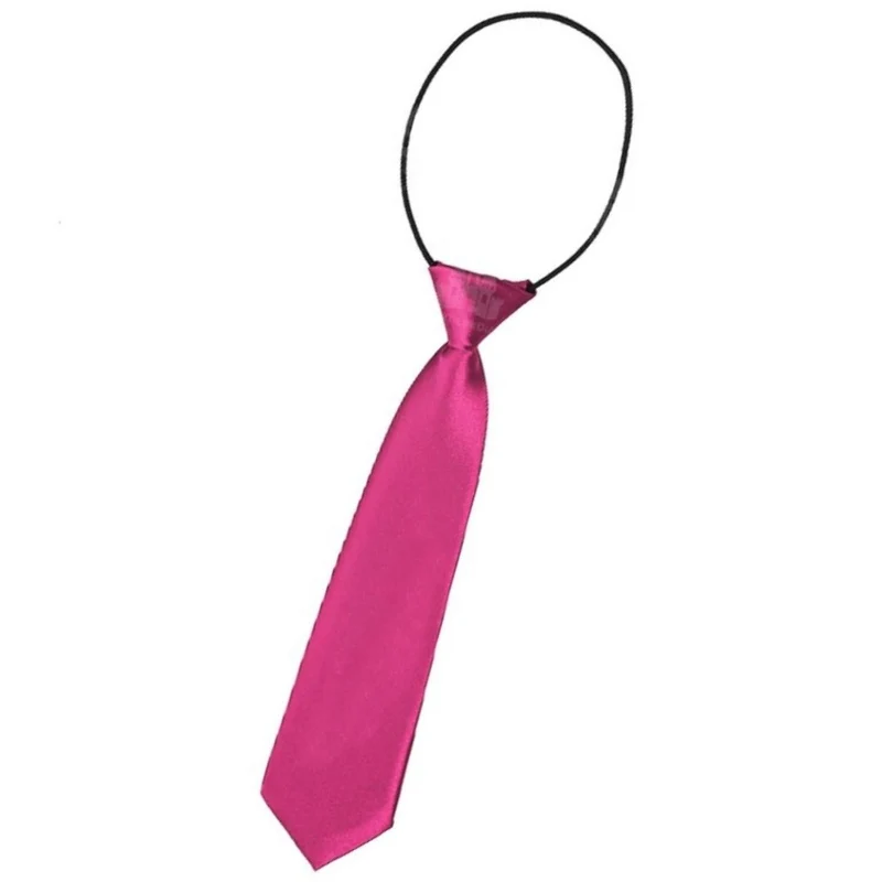 Fuchsia Krawatte für Kinder