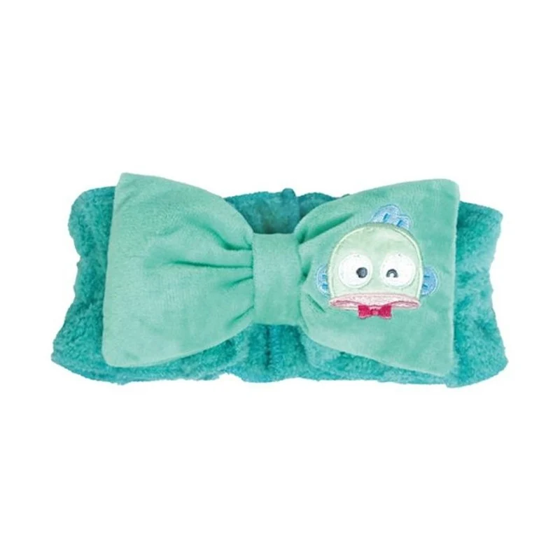 [Self-operated] Japan's Sanrio Plush Cartoon Quick-drying Headband Ugly Fish Hanton 1 Pack Makeup Face Wash Cute Headband A must-have artifact for home face washing