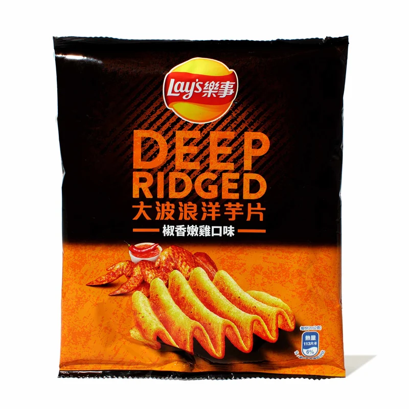 [Self-operated] China Pepsi LAY'S Potato Chips Big Wave Potato Chips Peppery Tender Chicken 30.5g/bag