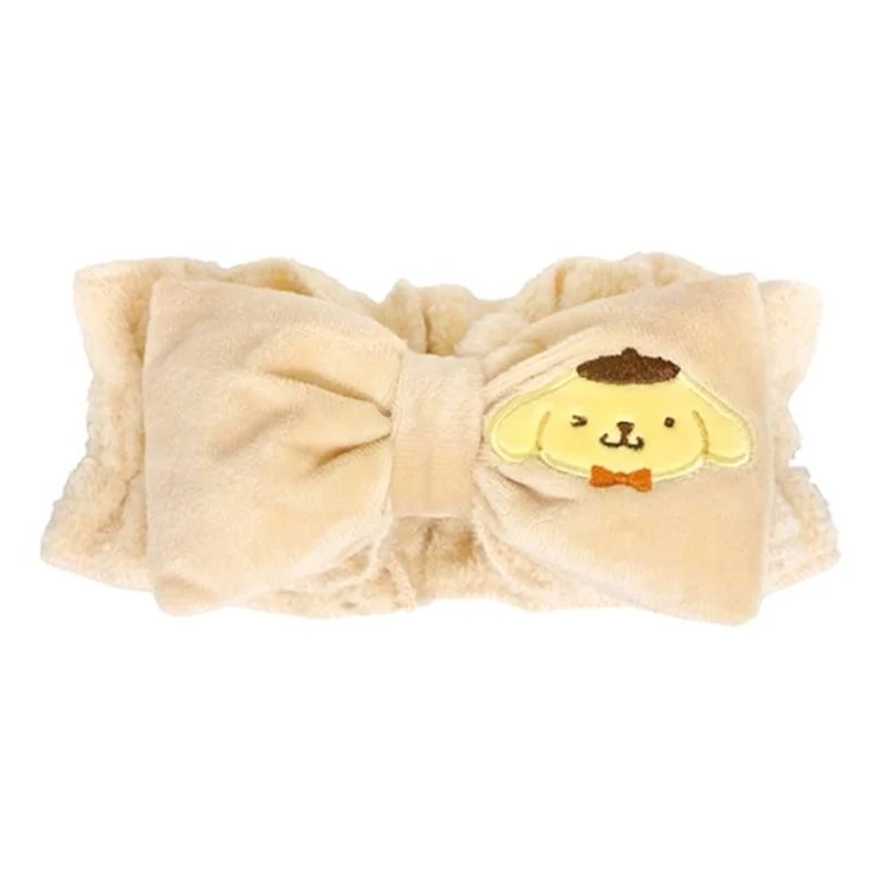 [Self-operated] Japanese Sanrio Plush Cartoon Quick-drying Hair Tie Pudding Dog Style 1 Pack Makeup Face Wash Cute Hair Tie A must-have artifact for home face washing