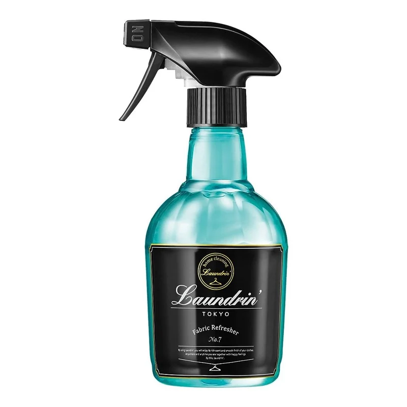 [Self-operated] Japanese LAUNDRIN Clothes Deodorizing Spray #NO.7 Ocean Green Plant Fragrance 370ml Clothes Deodorizing Air Freshener Sterilizing Disinfection Spray Sterilizing Household Indoor
