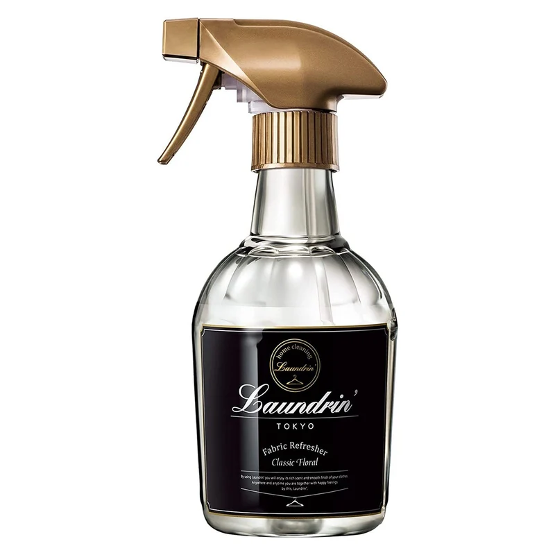 [Self-operated] Japanese LAUNDRIN Clothes Deodorizing Spray Classic Floral 370ml Clothes Deodorizing Air Freshener Sterilizing Disinfection Spray Sterilizing Household Indoor