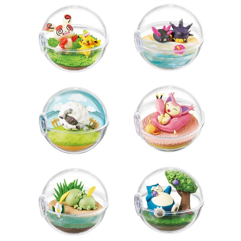 [Self-operated] Japanese RE-MENT Pokémon Pokémon Poke Ball 1 box of six types randomly sent happy hour genuine collection