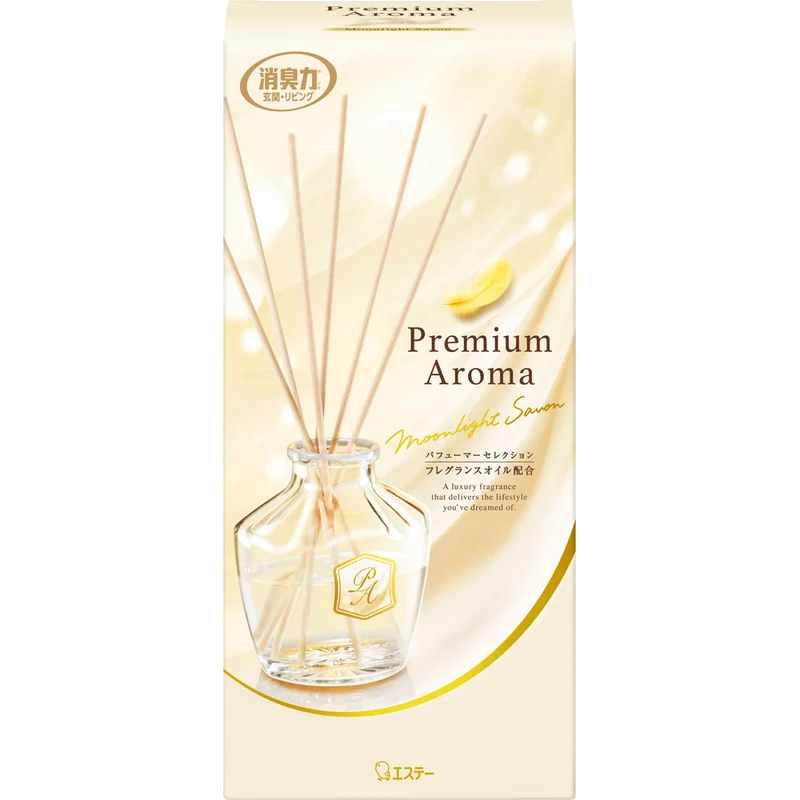 [Self-operated] Japanese ST Chicken Aromatherapy Stick Air Freshener Expansion Moonlight Soap 50ml Indoor Deodorizing Wooden Stick Deodorizing Air Freshening Fragrance