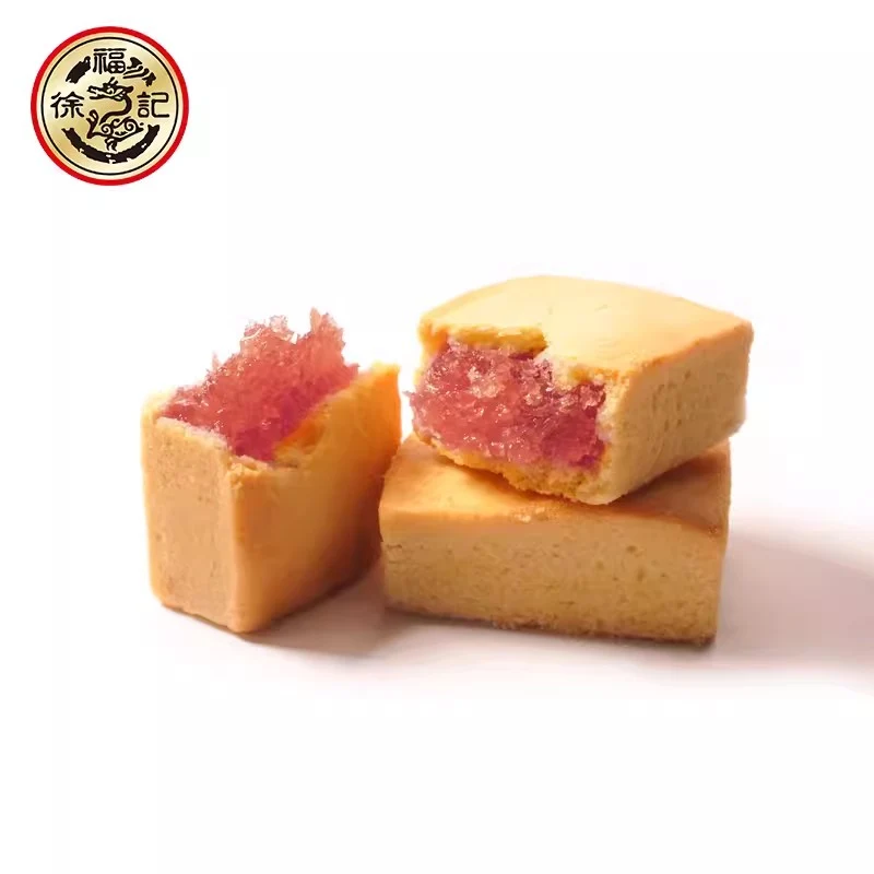 [Self-operated] China Xu Fuji Thick-cut Pineapple Cake Spring Limited Cherry Blossom Flavor 190g Afternoon Tea Nutritious Breakfast Snack