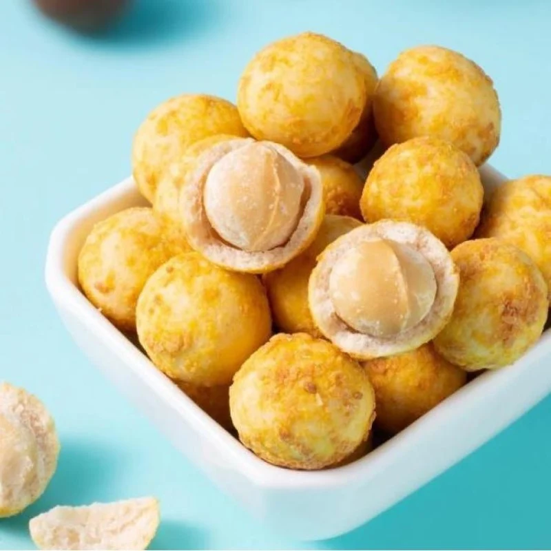 [Self-operated] China Rambo Farm Macadamia Nuts 248g Golden Coconut Flavor Independent Small Packet Healthy Snacks