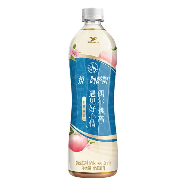 [Self-operated] Taiwan UNIF Assam Milk Tea White Peach Guanyin Flavor 450ml