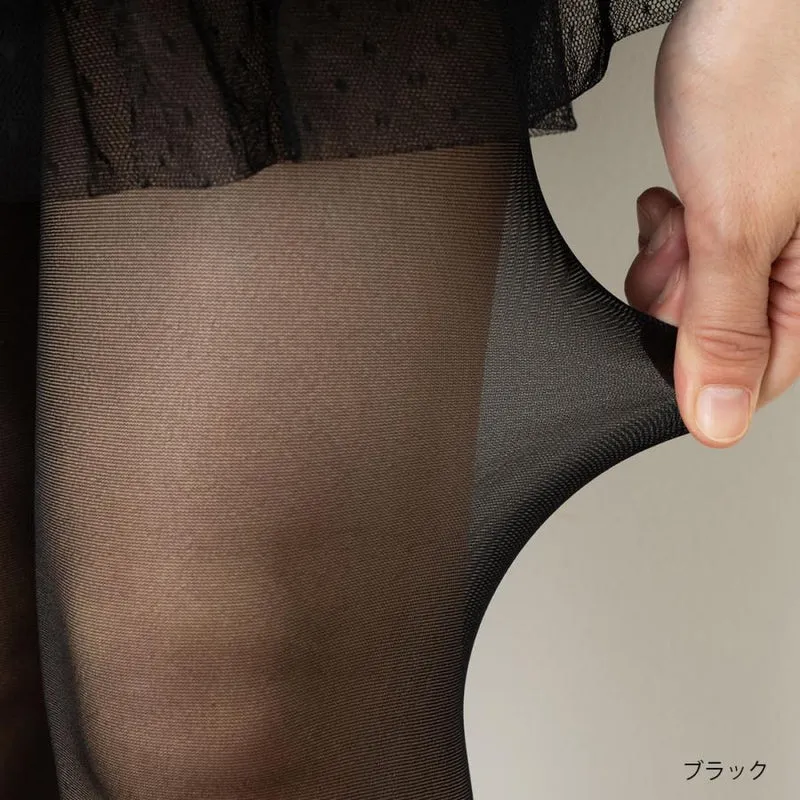[Self-operated] Japan Atsugi ATSUGI wire anklet stockings, pantyhose, black (480) M~L Hips 85-98 Height 150cm-165cm